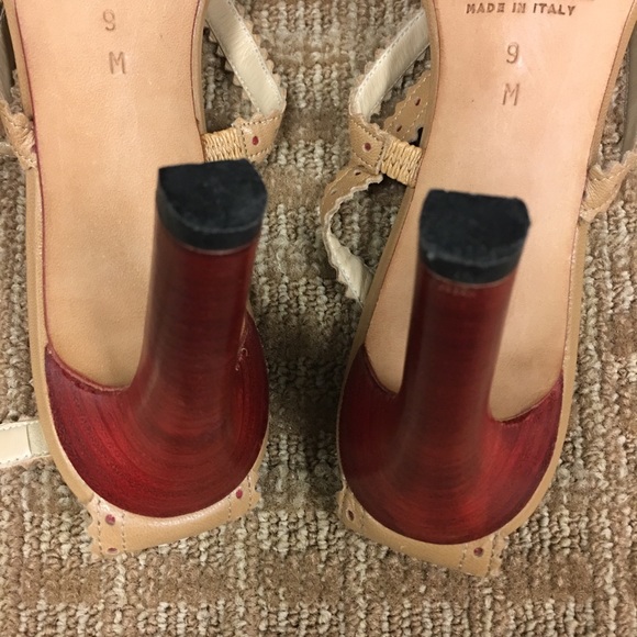 Michael Kors Made in Italy Nude Strappy Sandals 9 - Picture 6 of 6